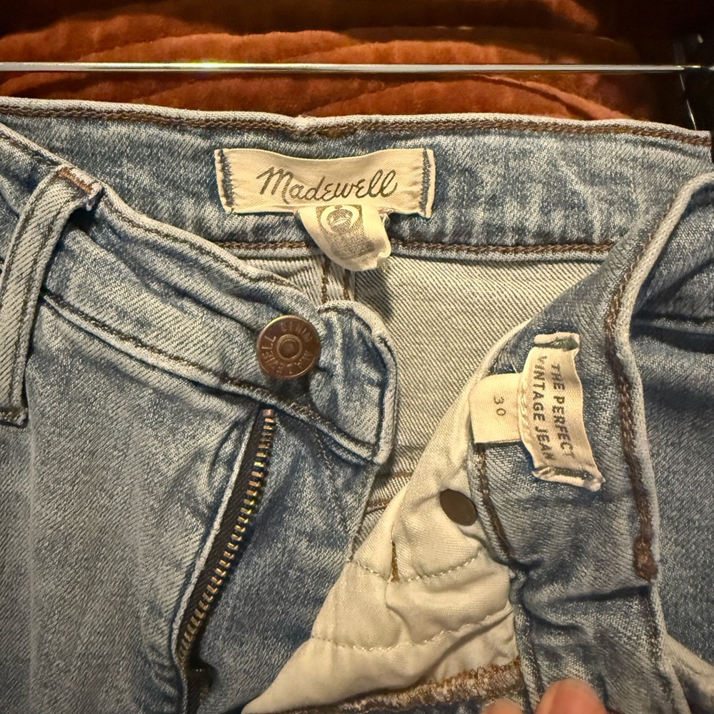Madewell High Rise Light Blue Jeans